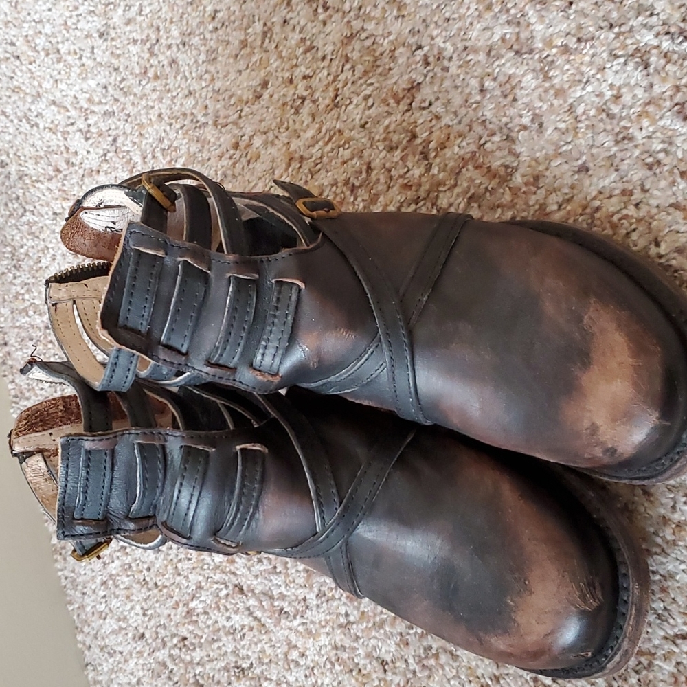 Freebird by Steven black Stair booties. Size 8.